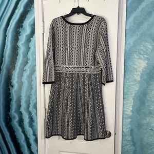 Nina Leonard fun and flirty sweater dress.